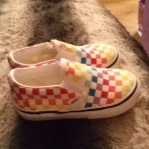 New rainbow toddler shoes size 6.5